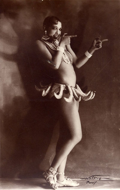 josephine-bakerED Josephine Baker com a icônica saia de bananas, nos anos 20